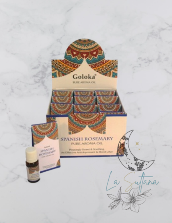 Romero Español 12 aceites aromáticos Goloka
