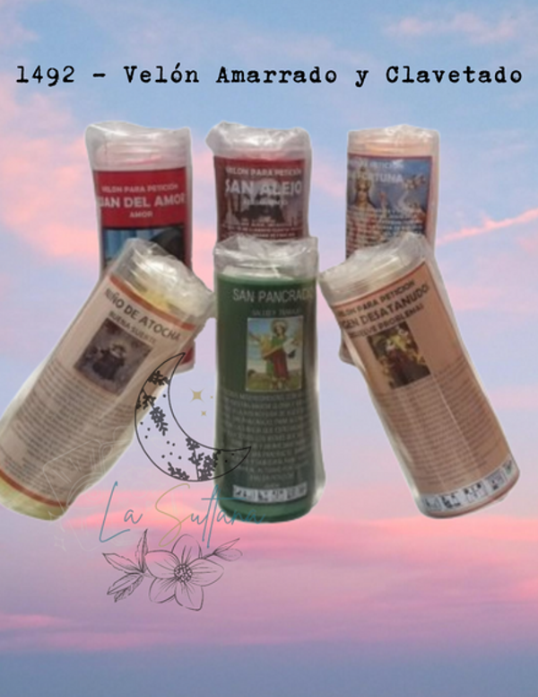 1492 - Velón Amarrado y Clavetado