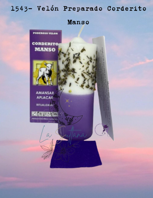 1543- Velón Preparado Corderito Manso