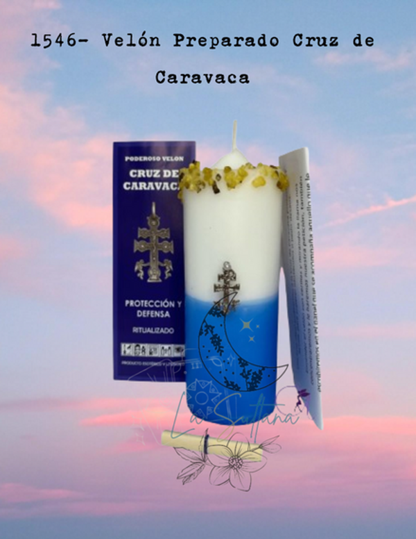 1546- Velón Preparado Cruz de Caravaca
