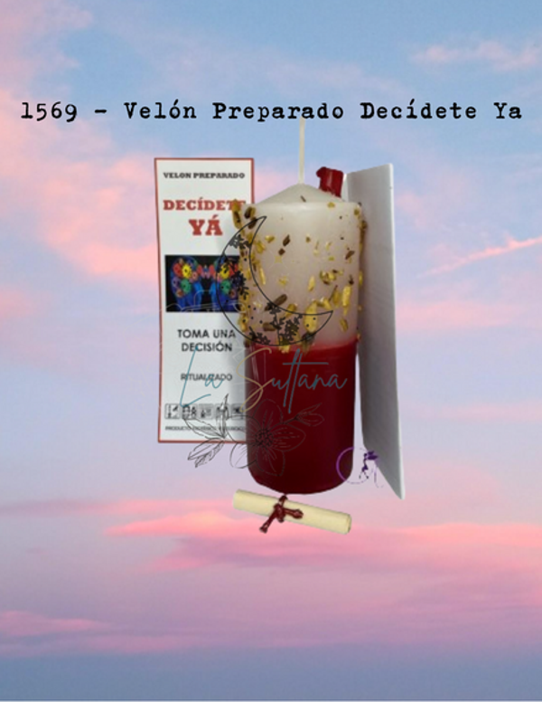 1569 - Velón Preparado Decídete Ya