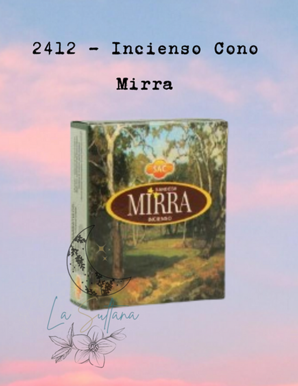 2412 - Incienso Cono Mirra