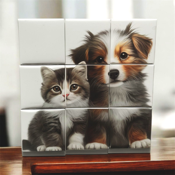 Puzzle Custom Magnets 2x2in; 50x50mm