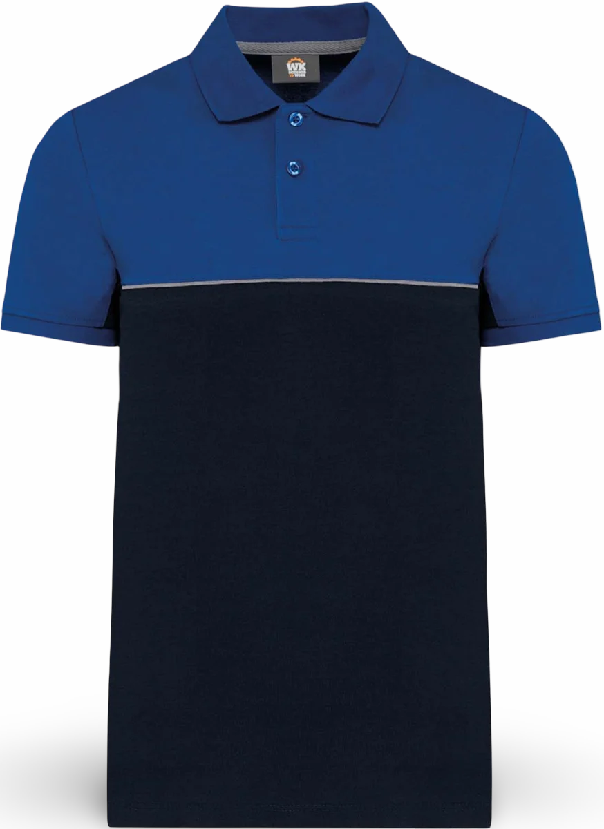 Poloshirt – zweifarbig