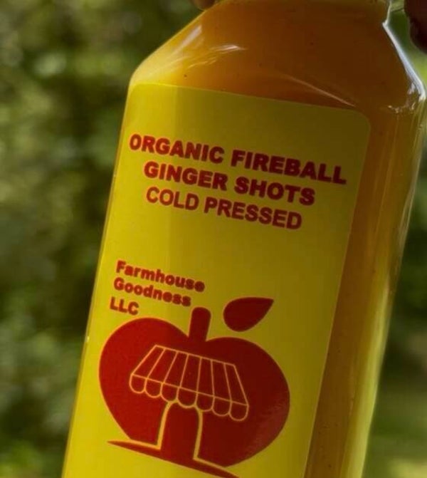 4 Pack of Organic Fireball Ginger Shots
