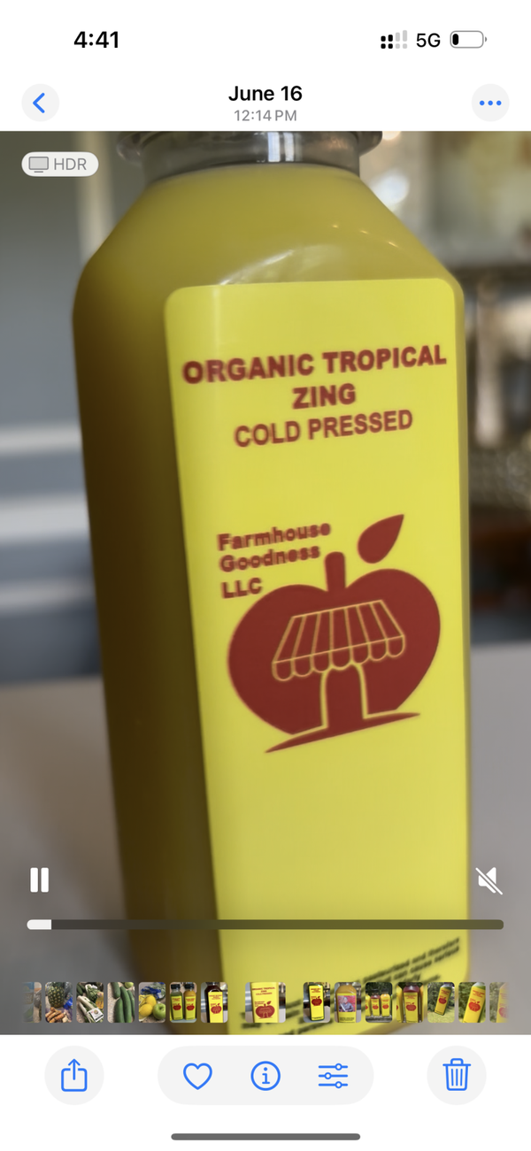 Organic Tropical Zing