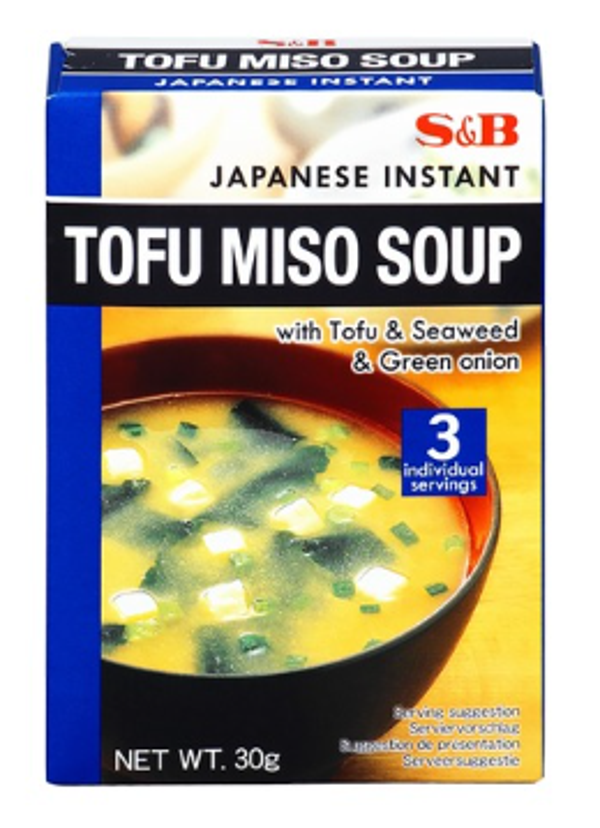 Instant Tofu Miso Soep, 30 G (S&B Brand)