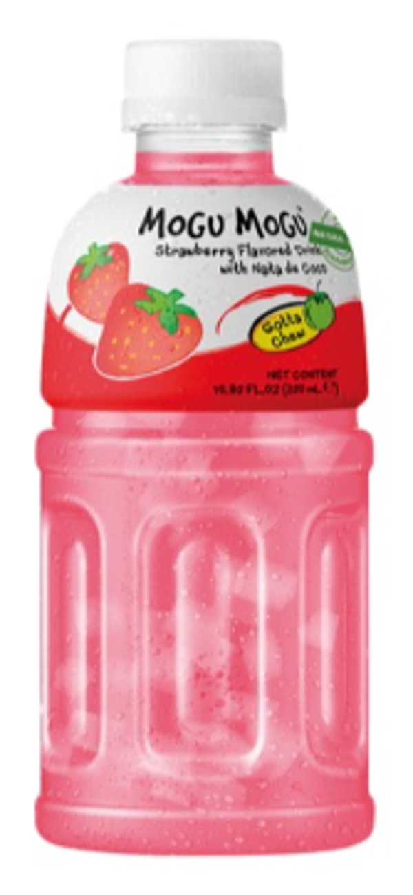 Mogu Mogu Strawberry Drink  met Nata de Coco  320 ML
