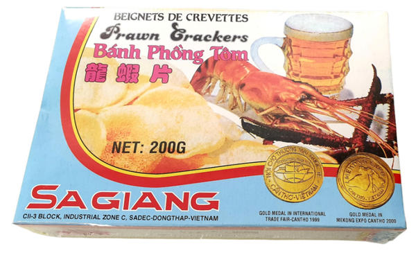Prawn Crackers (Rauw) (SA-GIANG Brand ) 200g