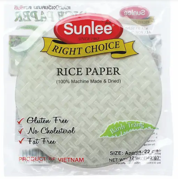 Rice Paper 22cm. 340g (Sunlee Brand)
