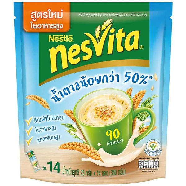 ์Nesvita Less sugar 50% เนสวีต้ารสหวานน้อยน้ำตาลน้อยกว่า 50% 350g