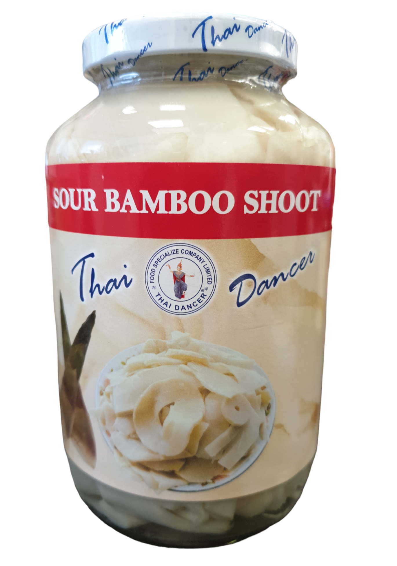 Bamboo Shoot Sour 680g หน่อไม้ดองเปรี้ยวตรานางรำ (Thai dancer)