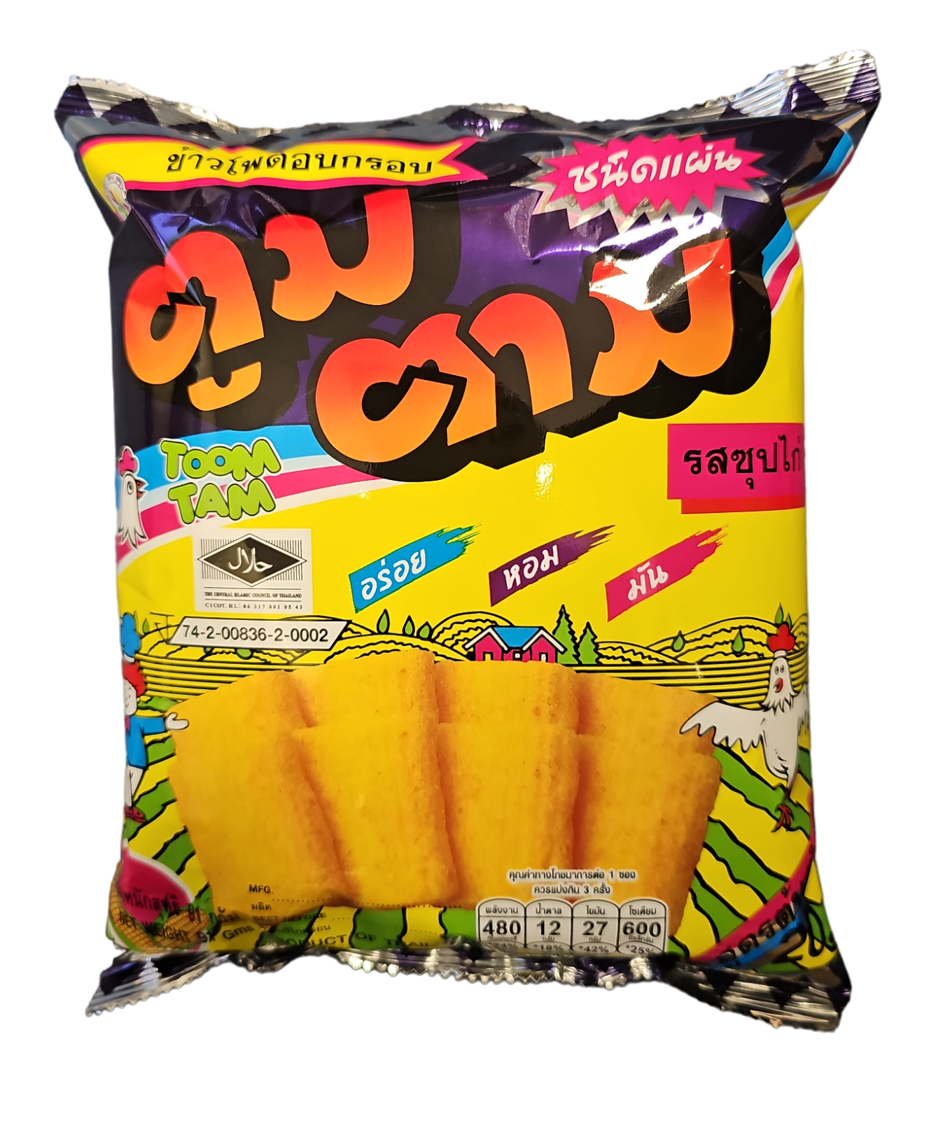 Toom Tam Corn Snack Chicken Soup 91g