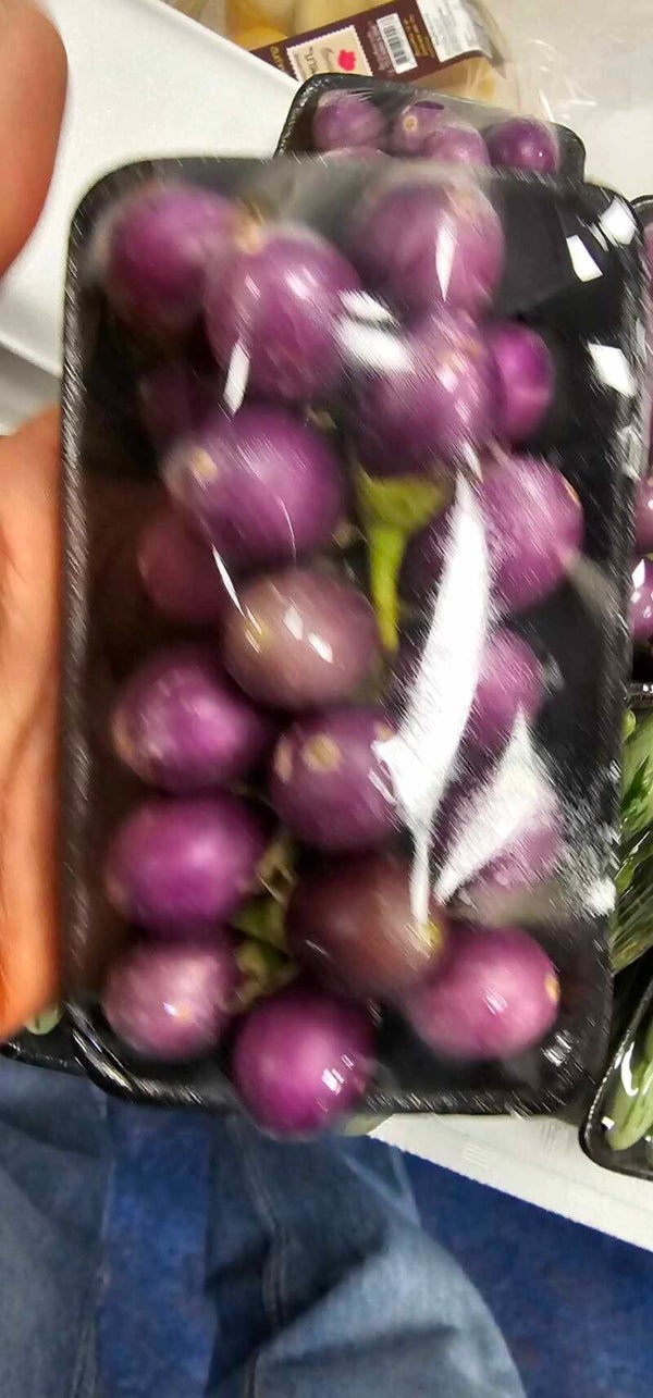 ROUND PURPLE EGG PLANT **มะเขือมวงกลม 100g