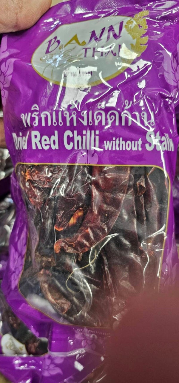 Baan Thai Dried Chili Size L Chee Fah 100g