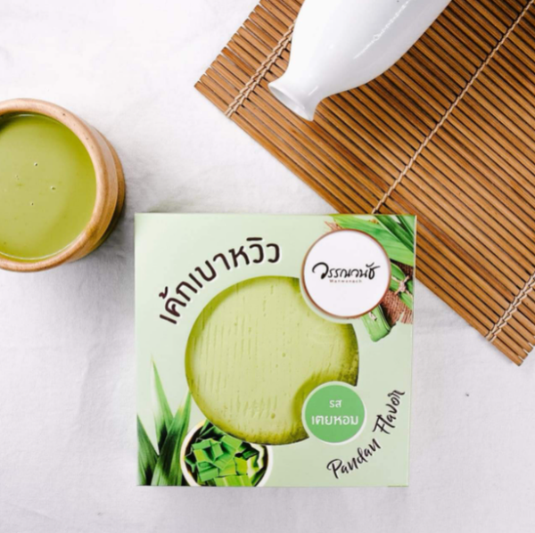 Cake Pandan เค้กเบาหวิวใบเตย วรรณวนัช