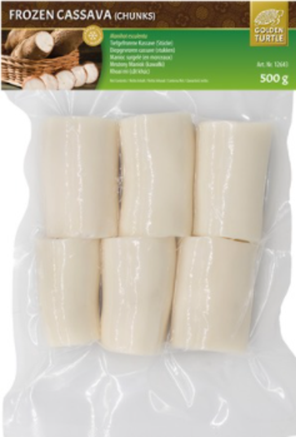 Cassave (Stukken) 500 G มันสำปะหลัง (Golden Turtle)
