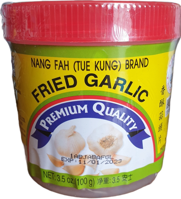 Fried Garlic 100g (Nang Fah Brand)กระเทียมเจียว ตรา นางรำ