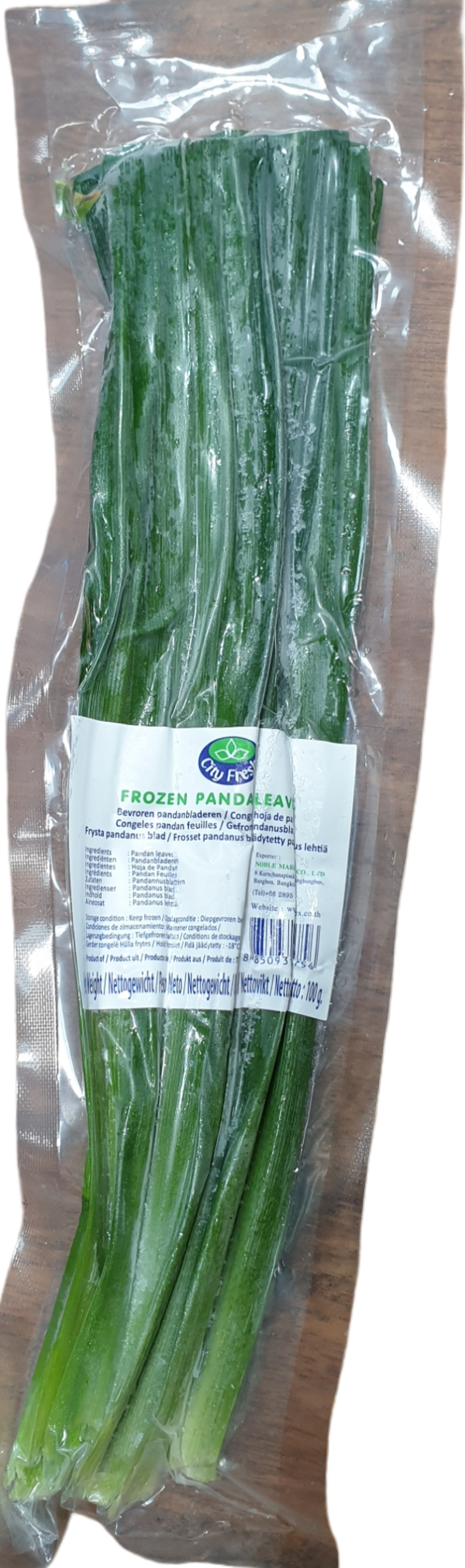 Frozen Pandan  Leaves 100g ใบเตยเแช่แข็ง