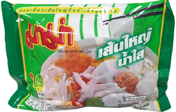 Instant Flat Noodles Clear Soup 50g มาม่าเส้นใหญ่น้ำใส