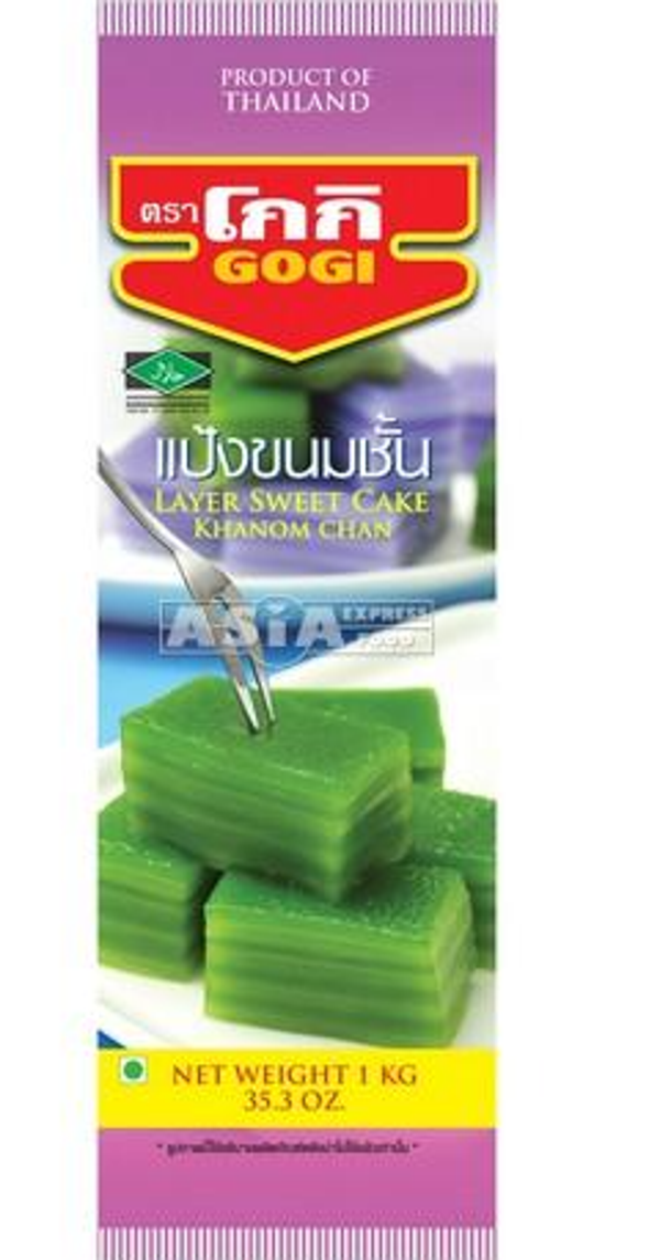 Layer Sweet Cake Khanom Chan 1kg แป้งขนมชั้น (Gogi Brand)