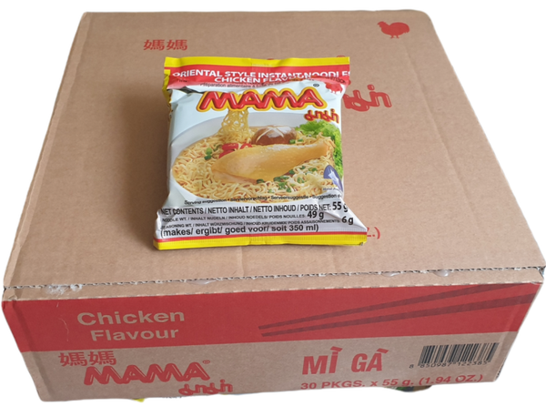 Oriental Style Instant Noodles Chicke n Flavour  30packx55g (Mama Brand)มาม่ารสไก่