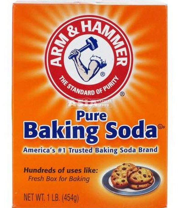 Pure Baking Soda 454g เบกิ้งโซดา สำหรับทำอาหาร (ARM & Hammer Brand)