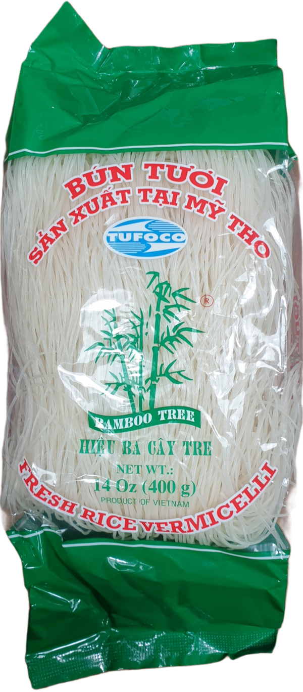 Bamboo Tree Rice vermicelli 400g เส้นขนมจีนแห้งตราต้นไผ่