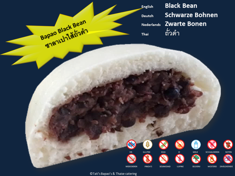 B3-Broodje Bapao zwarte bonen