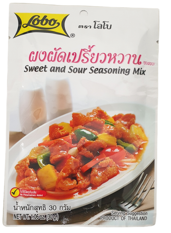 Sweet & Sour Seasoning Mix Lobo 30g ผงผัดเปรี้ยวหวาน