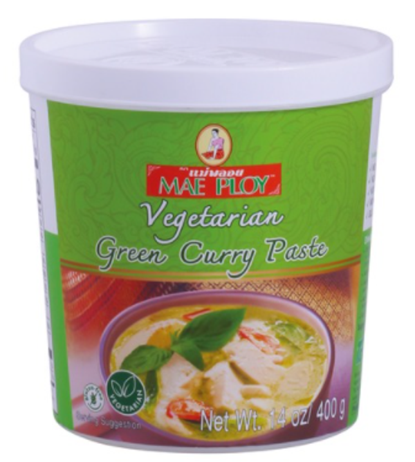 Vegetarian Curry  Paste 400g พริกแกงเขียวหวานเจ ตราแม่พลอย  (Mae Ploy Brand)