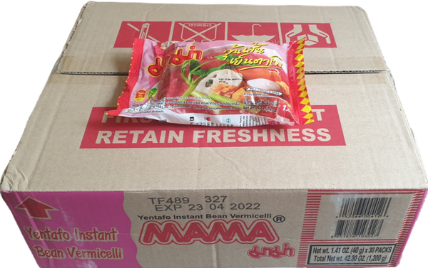 Yentafo Instant Bean  Vermicelli Flavour  30PKGSx55g (Mama Brand)