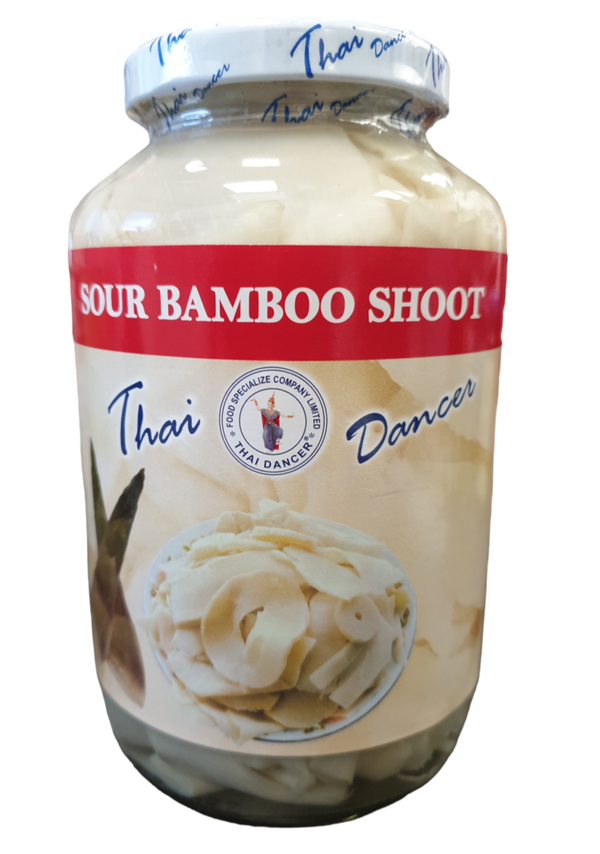 Bamboo Shoot Sour 680g หน่อไม้ดองเปรี้ยวตรานางรำ (Thai dancer)