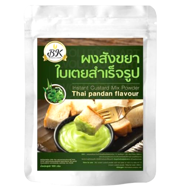 BK Pandan Custard Mix Powder  100g