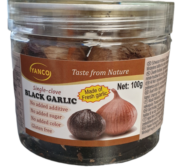 Black Garlic singe clover 100g (Yanco Brand)