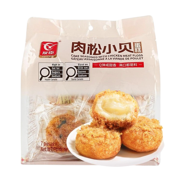 Cake Seasoned With Chicken meat Floss 7 pcs (280g) Youchen