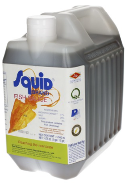 Fish Sauce 4.5L (Squid Brand) น้ำปลาตราปลาหมึก