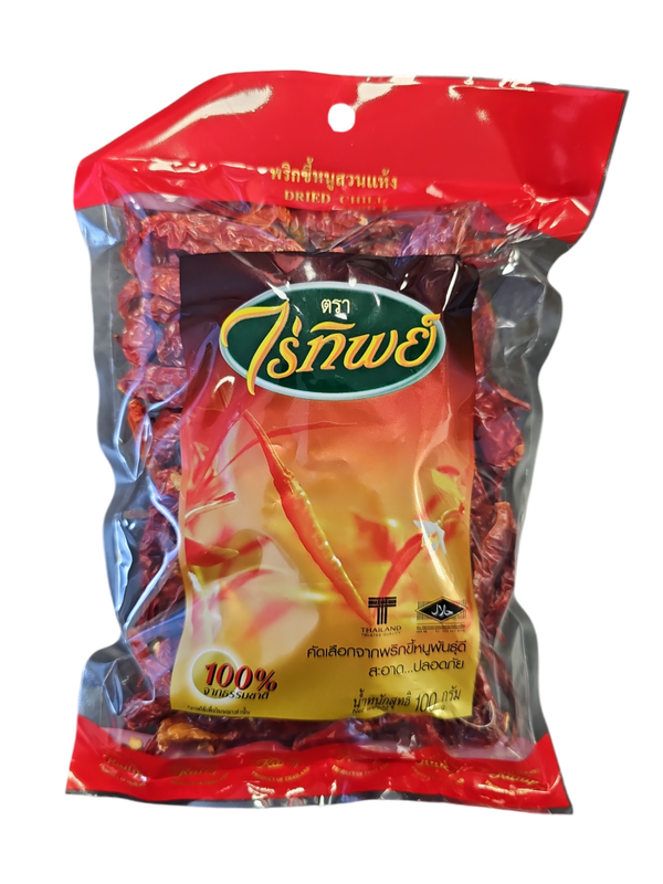 Dried Chili 100g Raitip Brand พริกแห้งไร่ทิพย์