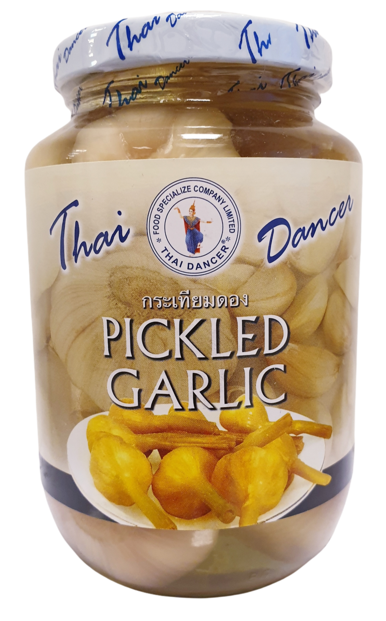 Pickled Garlic(Whole)  454g กระเทียมดอง (Thai Dancer Brand)