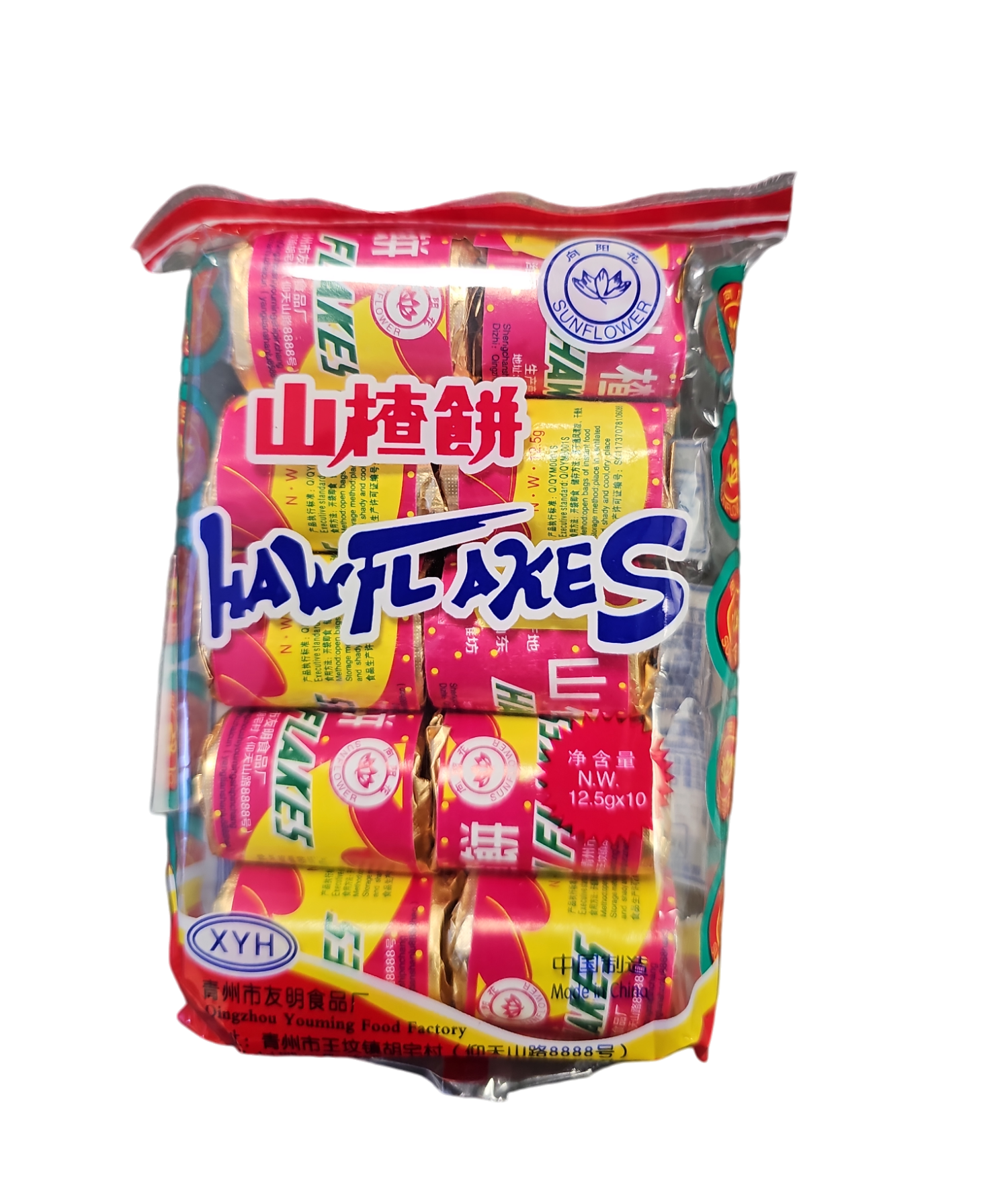 SUNFLOWER Haw Flakes (10×12,5g)