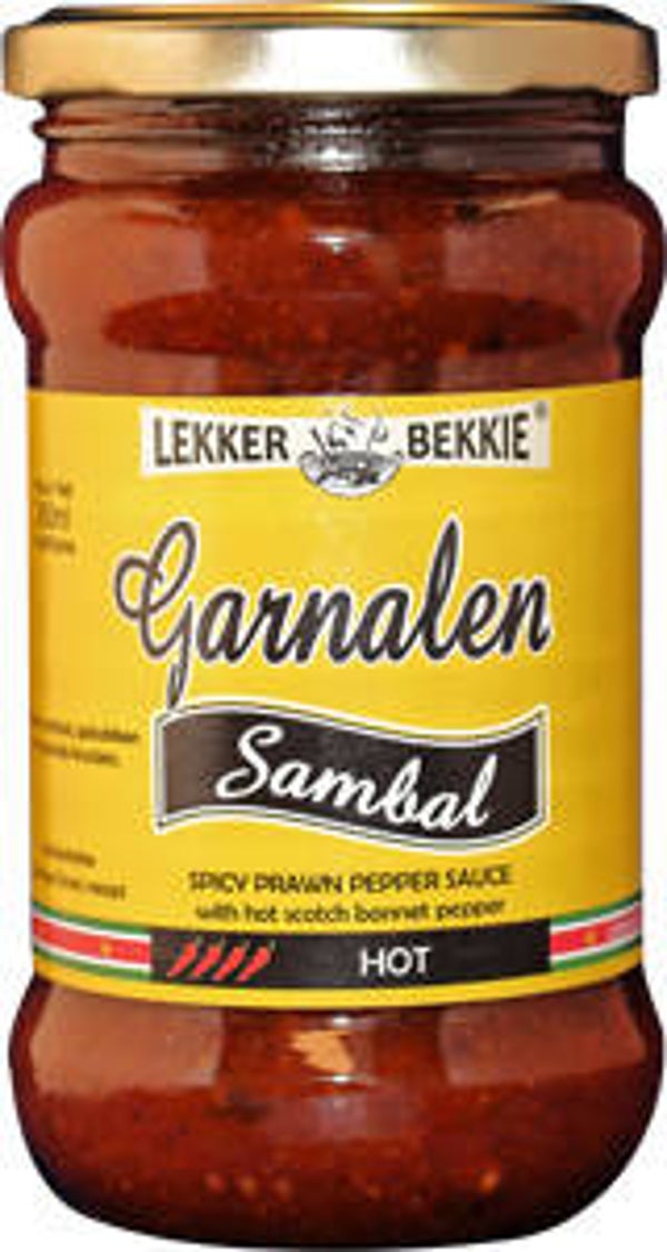 Sambal Garnalen 290ml (LEKKER-BEKKIE Brand)