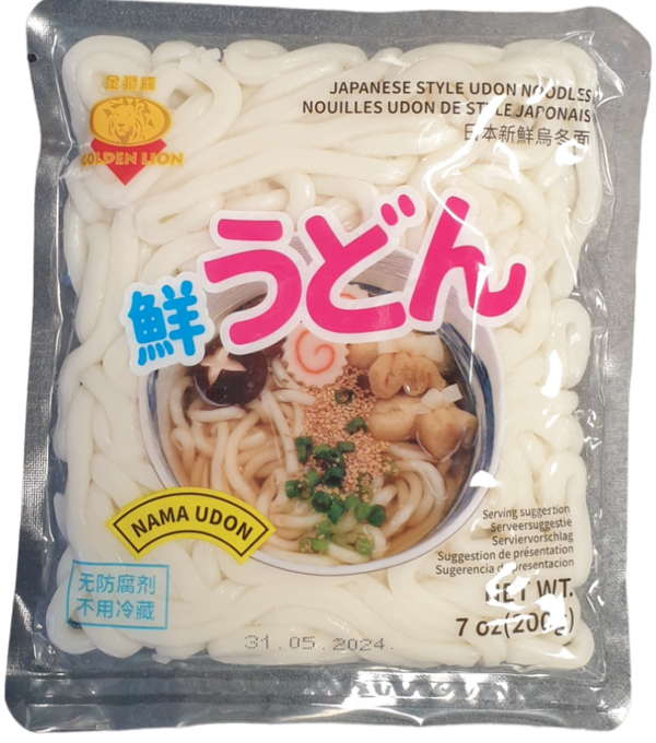 Japanese Style Udon Nooldes 200g (Gloden Lion Brand)