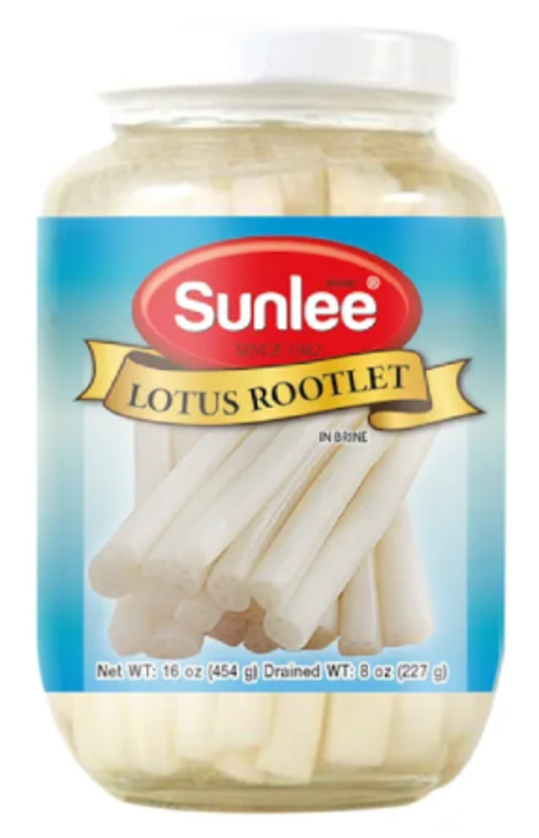 Lotus Rootlet in Brine 454g สายบัว (Sunlee Brand)