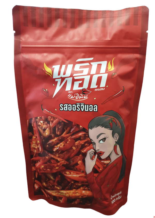 Mae E-Pim Deep Fried Chili Original100g