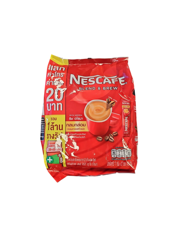 NESCAFE 3 IN 1 (RED) (17gx27Pcs.) 459g. เนสกาแฟ 3in1 )