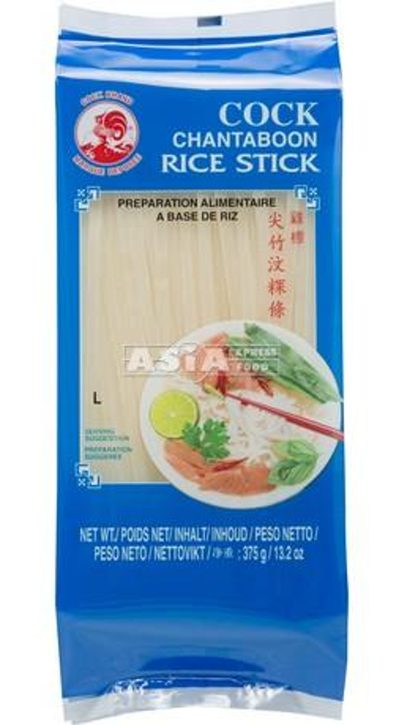 Rice noodle 5mm. (Cock brand ) 375g