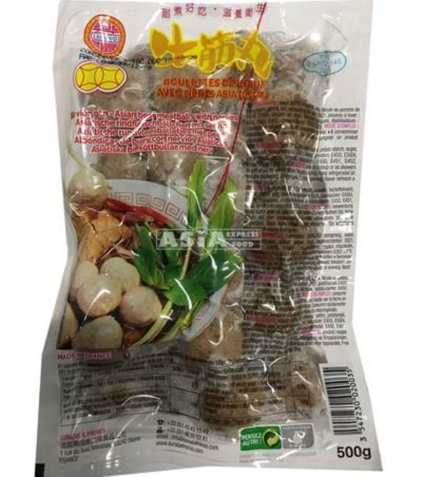 Rundvleesgehaktbal Zenuwen 500g LAKOVO ลูกชิ้นเนื้อเอ็น