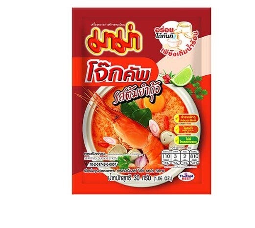 Mama instant rijstpap (porridge) Tom Yum Kung 3x26gr