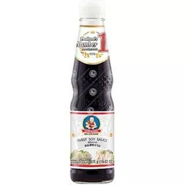 Sweet Black Soy Sauce  420g/300ml White Label (Dek Som Boon)