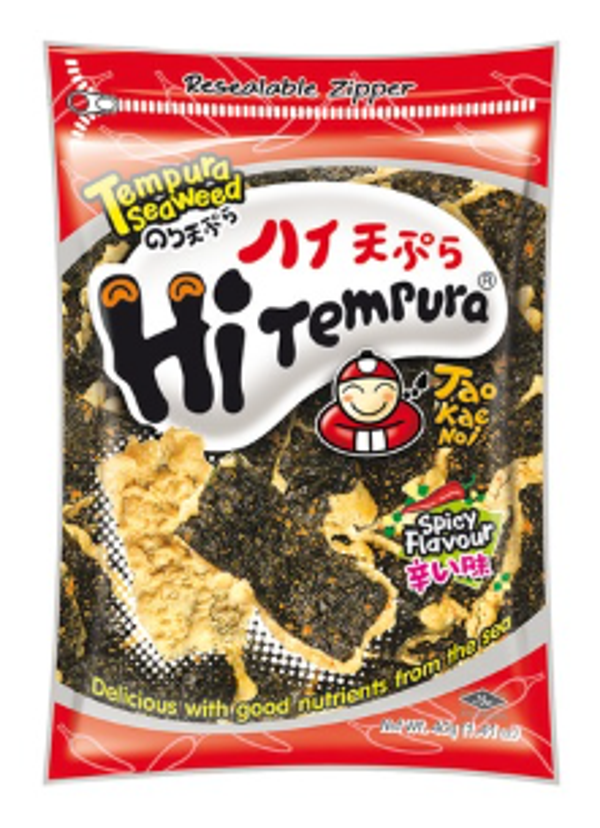Tao Kae Noi Spicy Tempura Seaweed Snack 40g